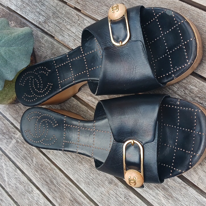 Chanel Open Toe Clog 9b